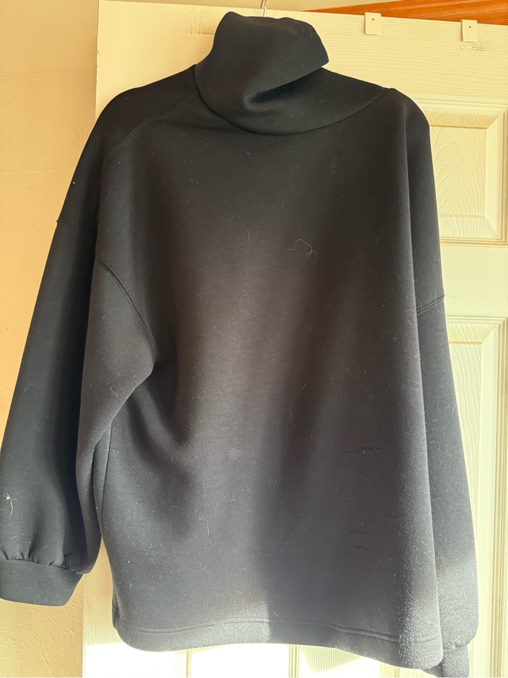 Women’s Black Turtleneck Sweater - Classic Cozy Knit